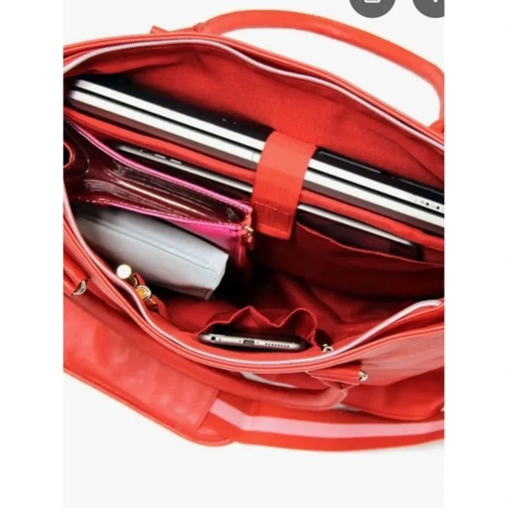 Large Tote Bag, Detachable Strap, laptop pocket Great for work or travel